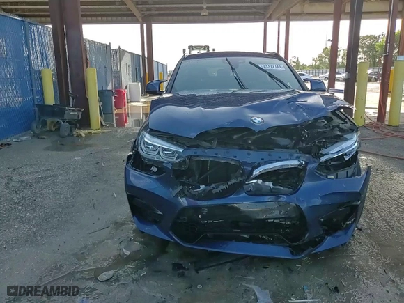 2020 BMW X4 M Competition with VIN 5YMUJ0C0XL9B03463, listed as a Copart auction lot 73372744 with 0 mi miles and Salvage Title. Bid and sale history available at carsss.com. Image 14.