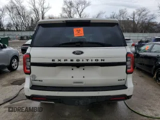 2024 Ford Expedition Max Limited с VIN 1FMJK2A80REA58913, выставлен на аукционе Copart как лот 53850555 с пробегом 8 480 миль миль и Списание • Salvage title. История ставок и продаж доступна на DreamBid. Изображение 6.
