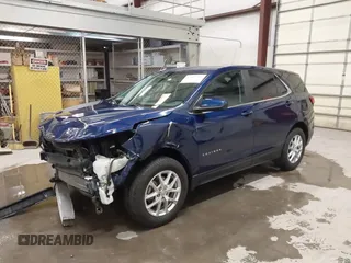 2022 Chevrolet Equinox LT with VIN 3GNAXUEV0NL223572, listed as a IAAI auction lot 42002502 with 20,170 mi miles and . Bid and sale history available at DreamBid. Image 19.