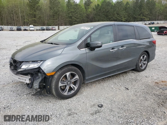 2018 Honda Odyssey Touring with VIN 5FNRL6H8XJB071561, listed as a Copart auction lot 51842215 with 63,828 mi miles and Salvage Title. Bid and sale history available at carsss.com. Image 1.