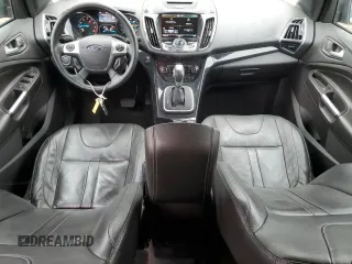 2013 Ford Escape Titanium with VIN 1FMCU0J91DUC35855, listed as a Copart auction lot 55986955 with 159,790 mi miles and Salvage title. Bid and sale history available at DreamBid. Image 8.