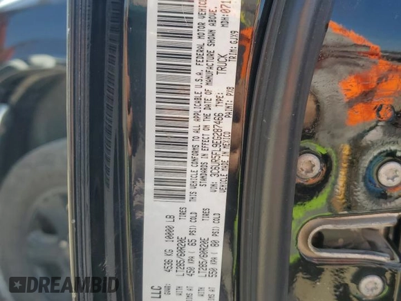 2014 Ram 2500 Laramie with VIN 3C6UR5FL9EG287466, listed as a Copart auction lot 48714275 with 317,145 mi miles and Salvage title. Bid and sale history available at DreamBid. Image 12.
