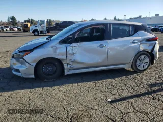 2022 Nissan LEAF S with VIN 1N4AZ1BV6NC563865, listed as a Copart auction lot 82472094 with 54,296 mi miles and Salvage Title. Bid and sale history available at DreamBid. Image 1.