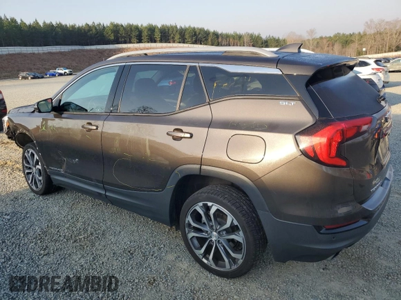 2019 GMC Terrain SLT with VIN 3GKALPEX1KL348619, listed as a Copart auction lot 48853745 with 69,182 mi miles and Salvage Title. Bid and sale history available at carsss.com. Image 2.