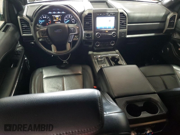 2020 Ford Expedition XLT with VIN 1FMJU1JT3LEA90755, listed as a Copart auction lot 53110985 with 51,052 mi miles and Salvage title. Bid and sale history available at DreamBid. Image 8.