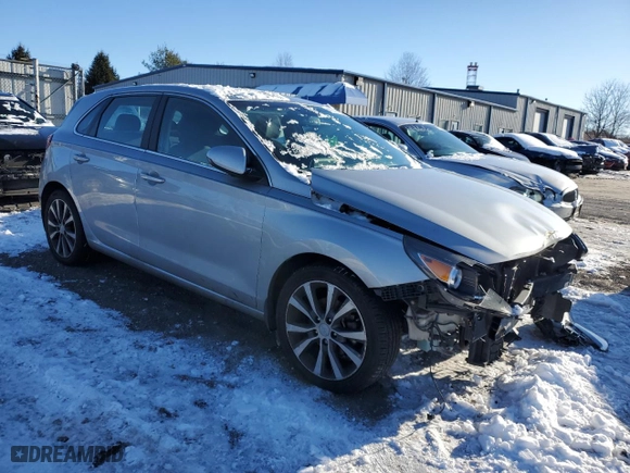 2020 Hyundai Elantra GT with VIN KMHH35LE0LU121957, listed as a Copart auction lot 41511435 with NaN miles and Salvage Title. Bid and sale history available at carsss.com. Image 4.