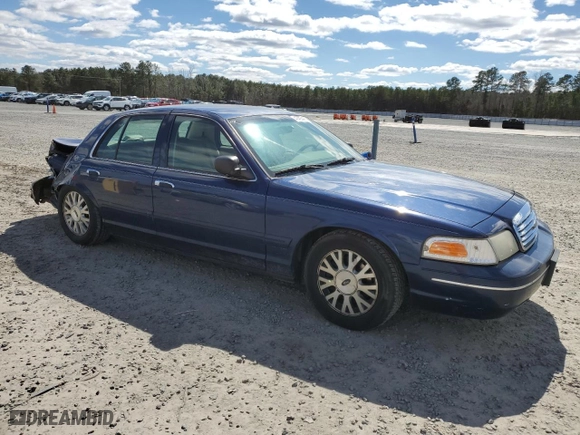 2004 Ford Crown Victoria LX with VIN 2FAFP74W84X152991, listed as a Copart auction lot 47405435 with NaN miles and Salvage Title. Bid and sale history available at carsss.com. Image 4.