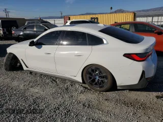 2024 BMW i4 eDrive40 with VIN WBY73AW08RFT31002, listed as a Copart auction lot 87505485 with 7,816 mi miles and Salvage Title. Bid and sale history available at carsss.com. Image 2.