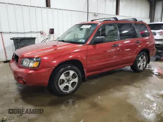 2003 Subaru Forester XS with VIN JF1SG65663H714571, listed as a Copart auction lot 63790735 with 143,584 mi miles and Salvage title. Bid and sale history available at DreamBid. Image 1.