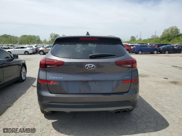 2021 Hyundai Tucson Sport with VIN KM8J3CAL6MU356680, listed as a Copart auction lot 52027714 with 65,344 mi miles and Salvage Title. Bid and sale history available at carsss.com. Image 6.