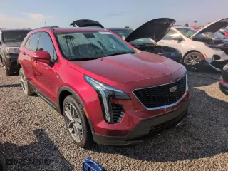 2023 Cadillac XT4 FWD Sport with VIN 1GYFZER47PF177570, listed as a Copart auction lot 74637444 with 0 mi miles and Non Repairable. Bid and sale history available at carsss.com. Image 4.
