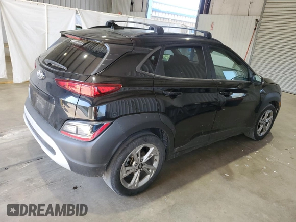 2022 Hyundai Kona SEL with VIN KM8K62AB4NU820788, listed as a Copart auction lot 50094145 with 81,683 mi miles and Salvage Title. Bid and sale history available at DreamBid. Image 3.