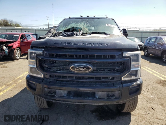 2022 Ford F-250 XL with VIN 1FT7W2BNXNEC81770, listed as a Copart auction lot 52626614 with Not provided miles and Salvage title. Bid and sale history available at DreamBid. Image 5.