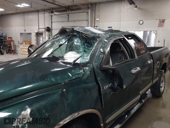 2002 Dodge 1500 with VIN 3B7HA18N02G113497, listed as a IAAI auction lot 39911524 with 127,262 mi miles and . Bid and sale history available at DreamBid. Image 6.
