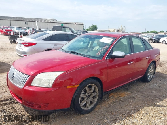 2009 Mercury Sable Premier with VIN 1MEHM42W89G628794, listed as a IAAI auction lot 42177538 with 127,232 mi miles and . Bid and sale history available at DreamBid. Image 2.