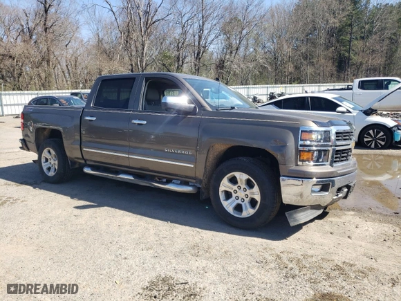 2014 Chevrolet Silverado 1500 LTZ with VIN 3GCUKSEC8EG178249, listed as a Copart auction lot 48412715 with 66,010 mi miles and Salvage Title. Bid and sale history available at carsss.com. Image 4.
