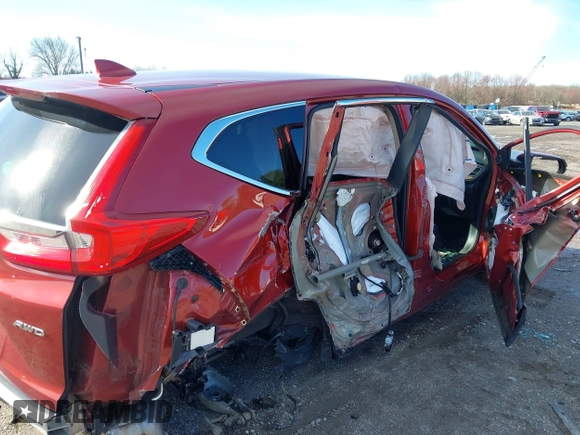 2018 Honda CR-V EX-L with VIN 2HKRW2H89JH660523, listed as a IAAI auction lot 41877280 with 51,261 mi miles. Bid and sale history available at carsss.com. Image 19.