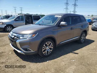 2016 Mitsubishi Outlander SE with VIN JA4AZ3A39GZ005024, listed as a Copart auction lot 58255395 with 54,817 mi miles and Salvage title. Bid and sale history available at DreamBid. Image 1.