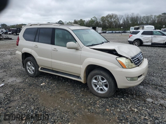 2003 Lexus GX 470 with VIN JTJBT20X830017610, listed as a Copart auction lot 47432395 with 330,087 mi miles and Salvage Title. Bid and sale history available at DreamBid. Image 4.