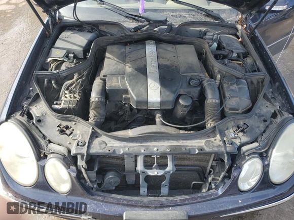 2003 Mercedes-Benz E-Class 3.2L with VIN WDBUF65JX3A239265, listed as a Copart auction lot 44624485 with 0 mi miles and Salvage Title. Bid and sale history available at carsss.com. Image 11.