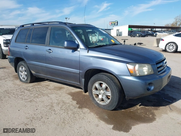 2007 Toyota Highlander w/3rd Row with VIN JTEEP21A470206092, listed as a IAAI auction lot 41352894 with 1 mi miles. Bid and sale history available at carsss.com. Image 1.