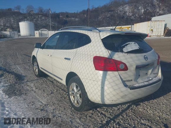 2012 Nissan Rogue SV with VIN JN8AS5MV5CW371324, listed as a IAAI auction lot 41393863 with 212,981 mi miles and . Bid and sale history available at carsss.com. Image 3.