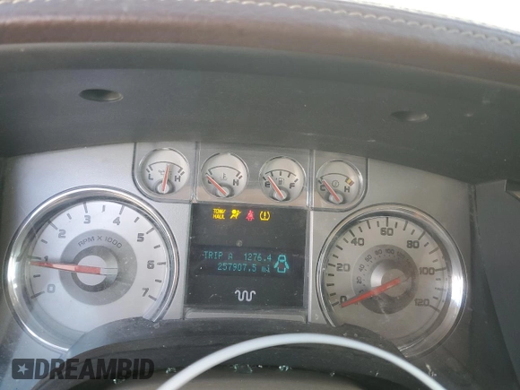 2009 Ford F-150 XL with VIN 1FTPW14V29KA73056, listed as a Copart auction lot 45048505 with 257,907 mi miles and Salvage Title. Bid and sale history available at carsss.com. Image 9.