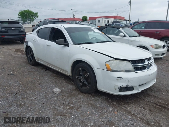 2013 Dodge Avenger SE with VIN 1C3CDZABXDN530463, listed as a IAAI auction lot 42176381 with 187,476 mi miles and . Bid and sale history available at DreamBid. Image 1.