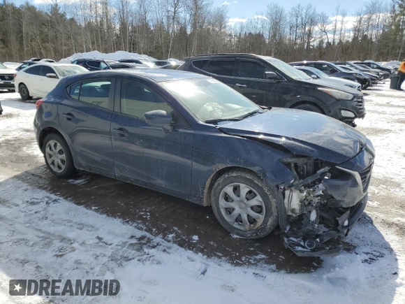 2014 Mazda 3 i Sport with VIN 3MZBM1K73EM122186, listed as a Copart auction lot 47986385 with 190,305 mi miles and Salvage Title. Bid and sale history available at DreamBid. Image 4.