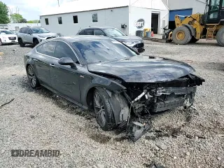 2016 Audi A7 Premium Plus with VIN WAUWGAFC3GN132225, listed as a Copart auction lot 56120595 with 160,404 mi miles and Salvage title. Bid and sale history available at DreamBid. Image 14.