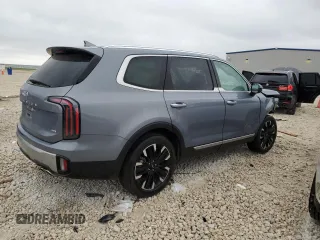 2023 Kia Telluride SX Prestige X-Pro with VIN 5XYP5DGCXPG358461, listed as a Copart auction lot 50064545 with 25,516 mi miles and Salvage title. Bid and sale history available at DreamBid. Image 3.