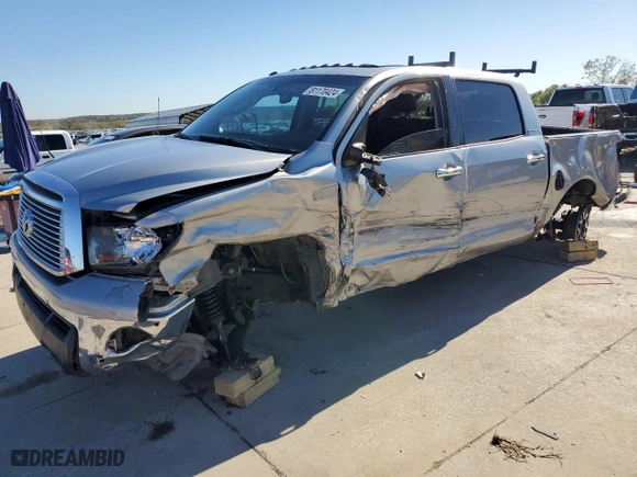 2010 Toyota Tundra 4WD Truck LTD with VIN 5TFHW5F19AX101707, listed as a Copart auction lot 81170424 with 0 mi miles and Salvage Title. Bid and sale history available at carsss.com. Image 1.