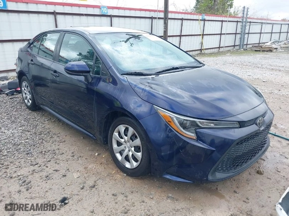 2021 Toyota Corolla LE with VIN 5YFEPMAE2MP168799, listed as a IAAI auction lot 41895490 with 108,693 mi miles. Bid and sale history available at carsss.com. Image 1.