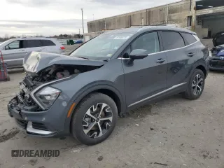 2023 Kia Sportage EX with VIN KNDPVCAG7P7102085, listed as a Copart auction lot 49356075 with 47,257 mi miles and Salvage Title. Bid and sale history available at carsss.com. Image 1.