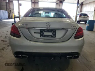 2020 Mercedes-Benz C 63 AMG with VIN 55SWF8GB5LU331031, listed as a Copart auction lot 80317784 with 34,976 mi miles and Salvage title. Bid and sale history available at DreamBid. Image 6.