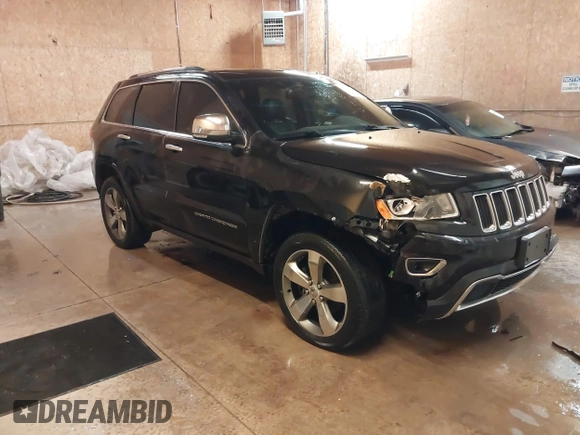 2015 Jeep Grand Cherokee Limited with VIN 1C4RJFBG8FC910133, listed as a IAAI auction lot 41289929 with 141,226 mi miles. Bid and sale history available at carsss.com. Image 1.