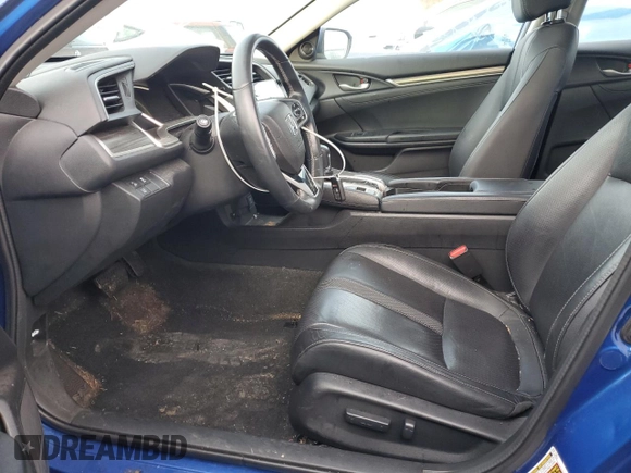 2020 Honda Civic Sedan EX-L with VIN 19XFC1F7XLE204196, listed as a Copart auction lot 49874965 with 70,907 mi miles and Salvage Title. Bid and sale history available at carsss.com. Image 7.