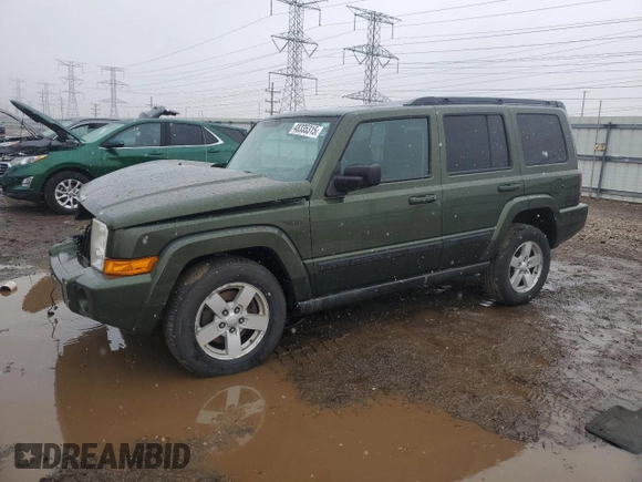 2007 Jeep Commander Sport with VIN 1J8HG48K37C511361, listed as a Copart auction lot 48335315 with 155,297 mi miles and Salvage Title. Bid and sale history available at carsss.com. Image 1.