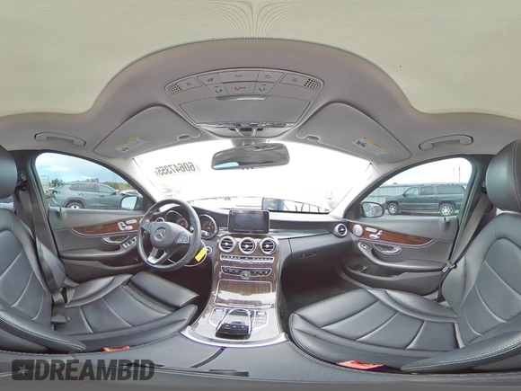 2015 Mercedes-Benz C 300 Luxury with VIN 55SWF4KB6FU013567, listed as a Copart auction lot 60647355 with 61,943 mi miles and Salvage title. Bid and sale history available at DreamBid. Image 14.