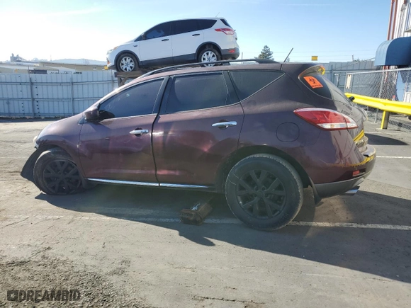 2014 Nissan Murano SV with VIN JN8AZ1MU0EW420931, listed as a Copart auction lot 47779915 with 0 mi miles and Clean Title. Bid and sale history available at carsss.com. Image 2.