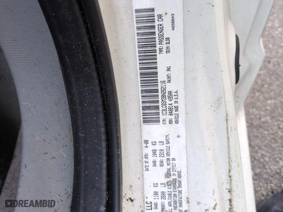 2008 Chrysler Sebring Limited with VIN 1C3LC65M38N262116, listed as a Copart auction lot 75097654 with 0 mi miles and Salvage Title. Bid and sale history available at carsss.com. Image 13.