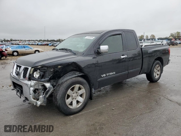 2007 Nissan Titan LE with VIN 1N6BA06A07N213482, listed as a Copart auction lot 51676285 with 184,796 mi miles and Salvage Title. Bid and sale history available at DreamBid. Image 1.