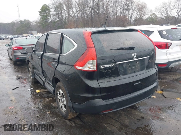 2013 Honda CR-V LX with VIN 3CZRM3H31DG710936, listed as a IAAI auction lot 41608766 with 122,624 mi miles. Bid and sale history available at carsss.com. Image 3.