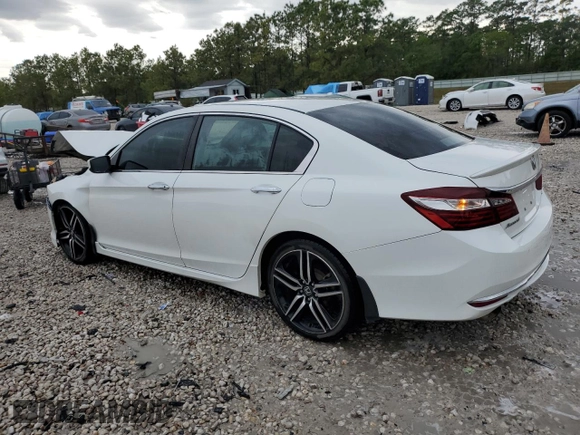 2017 Honda Accord Sedan Sport with VIN 1HGCR2F59HA108769, listed as a Copart auction lot 50554705 with 176,073 mi miles and Salvage Title. Bid and sale history available at carsss.com. Image 2.