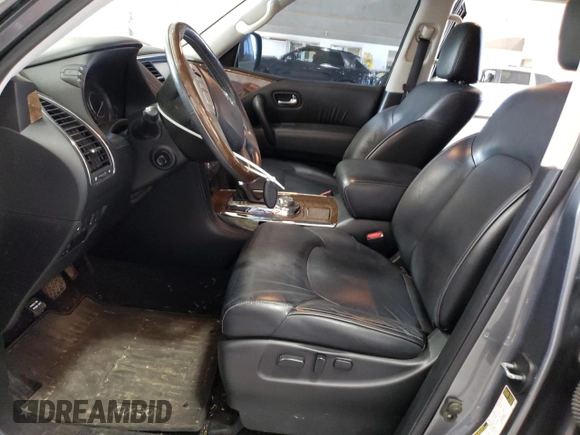 2017 Infiniti QX80 with VIN JN8AZ2NE1H9154366, listed as a Copart auction lot 59975204 with 130,499 mi miles and Salvage Title. Bid and sale history available at carsss.com. Image 7.