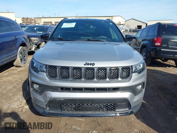 2023 Jeep Compass Latitude with VIN 3C4NJDBN7PT558797, listed as a IAAI auction lot 41854517 with 26,495 mi miles and . Bid and sale history available at DreamBid. Image 13.