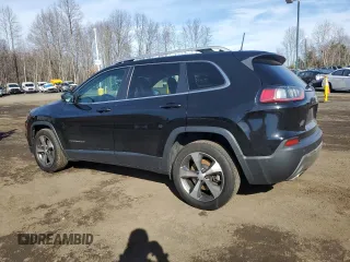 2021 Jeep Cherokee Limited with VIN 1C4PJLDX3MD183381, listed as a Copart auction lot 49480665 with 89,993 mi miles and Salvage title. Bid and sale history available at DreamBid. Image 2.