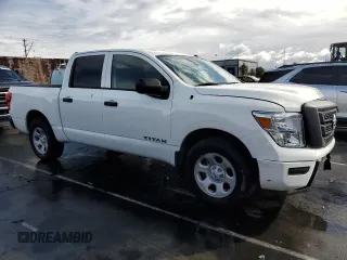 2021 Nissan Titan SV with VIN 1N6AA1EE5MN528618, listed as a Copart auction lot 48708505 with 62,850 mi miles and Salvage title. Bid and sale history available at DreamBid. Image 4.