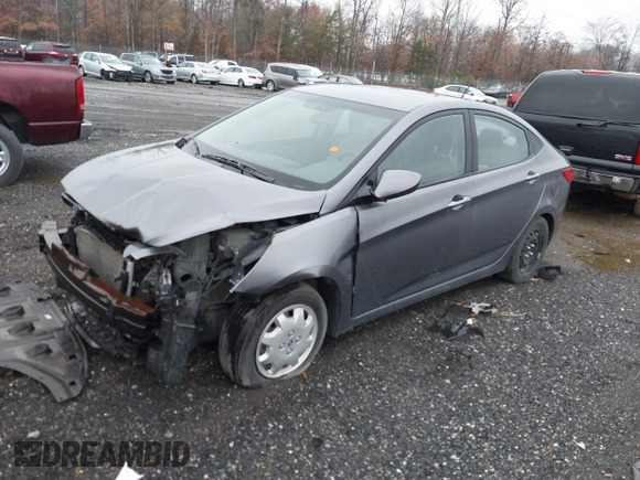 2017 Hyundai Accent SE with VIN KMHCT4AEXHU286686, listed as a IAAI auction lot 40889036 with 61,380 mi miles. Bid and sale history available at carsss.com. Image 2.