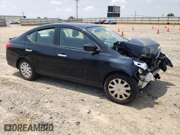2019 Nissan Versa SV with VIN 3N1CN7AP8KL870963, listed as a Copart auction lot 60633035 with 152,231 mi miles and Salvage title. Bid and sale history available at DreamBid. Image 4.